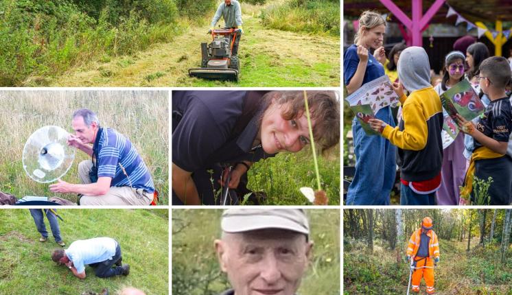 Volunteers from across Butterfly Conservation